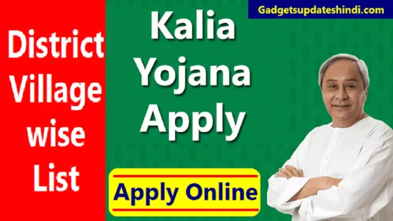 Kalia Yojana Registration 2022 : Check Status, District & Village wise List