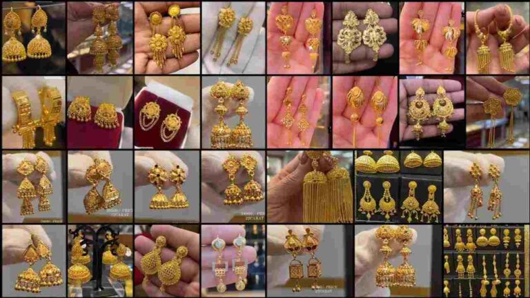 Best Daily Wear Most Beautiful Gold Earrings Designs