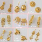 Small Gold Earrings Designs for daily use