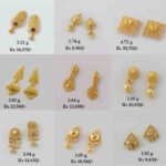 Gold Earrings Designs For Daily Use With Price