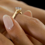 Engagement Gold Ring Design With Price